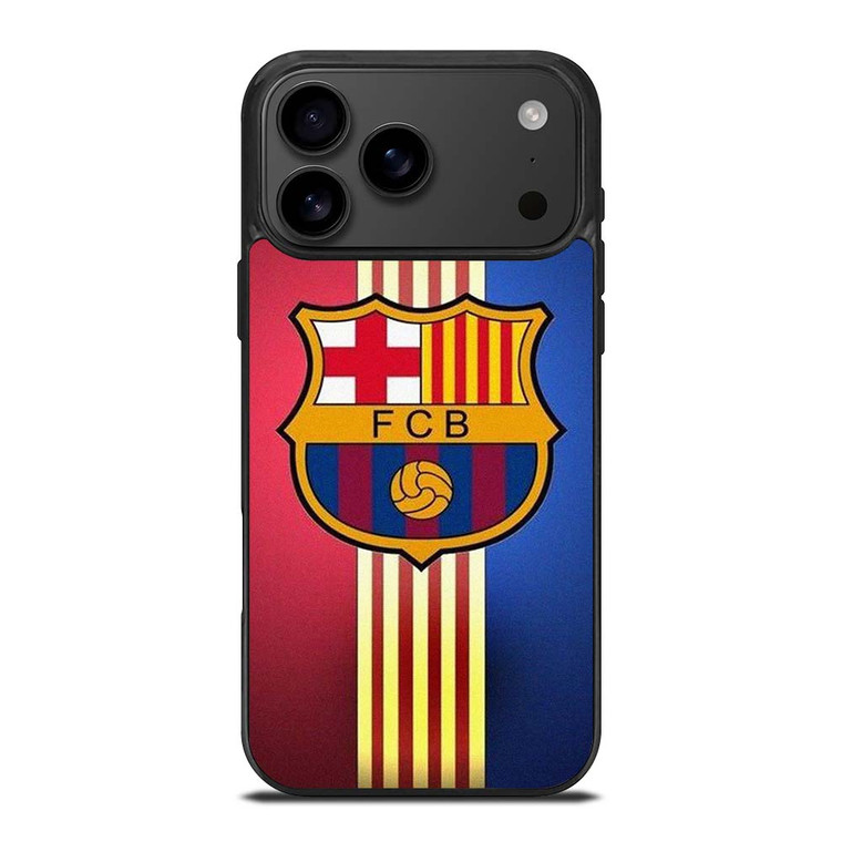 FC BARCELONA STRIPE LOGO iPhone 17 Pro Max Case Cover