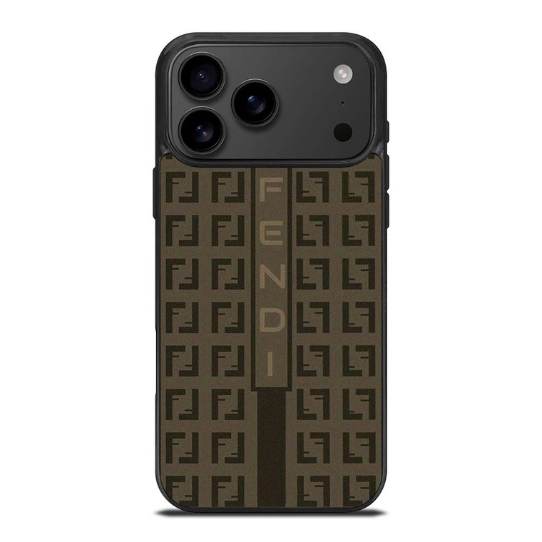 FENDI ROMA STRIPE LOGO iPhone 17 Pro Max Case Cover