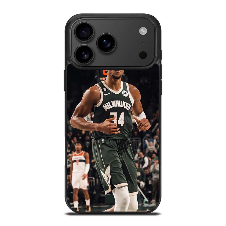 GIANNIS ANTETOKOUNMPO MILWAUKEE BUCKS BASKET iPhone 17 Pro Max Case Cover GIANNIS ANTETOKOUNMPO MILWAUKEE BUCKS BASKET iPhone 17 Pro Max Case Cover
