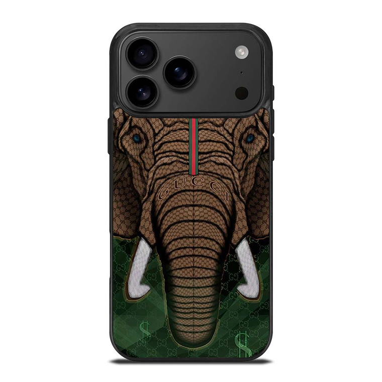 GUCCI LOGO ELEPHANT ICON iPhone 17 Pro Max Case Cover