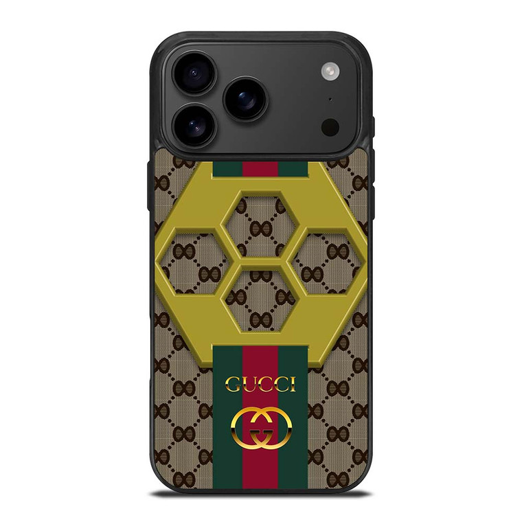 GUCCI LOGO HEXAGON iPhone 17 Pro Max Case Cover