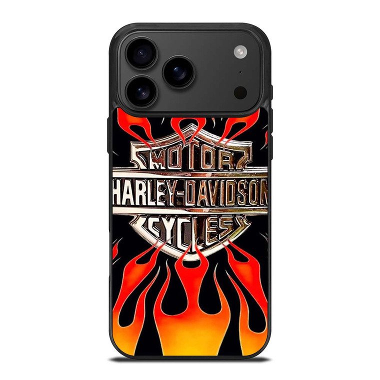 HARLEY DAVIDSON MOTORCYCLE LOGO FLAME iPhone 17 Pro Max Case Cover HARLEY DAVIDSON MOTORCYCLE LOGO FLAME iPhone 17 Pro Max Case Cover