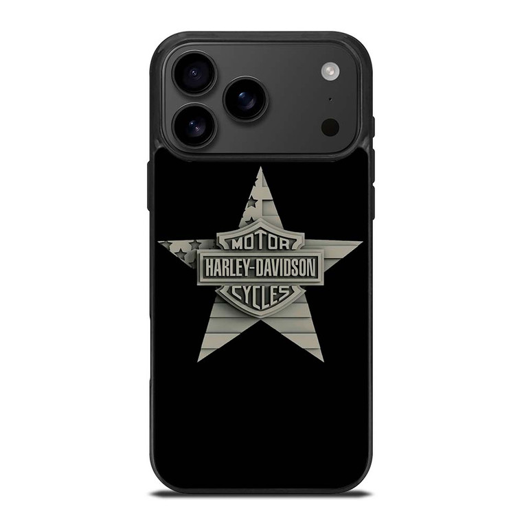 HARLEY DAVIDSON WOODEN STAR LOGO iPhone 17 Pro Max Case Cover