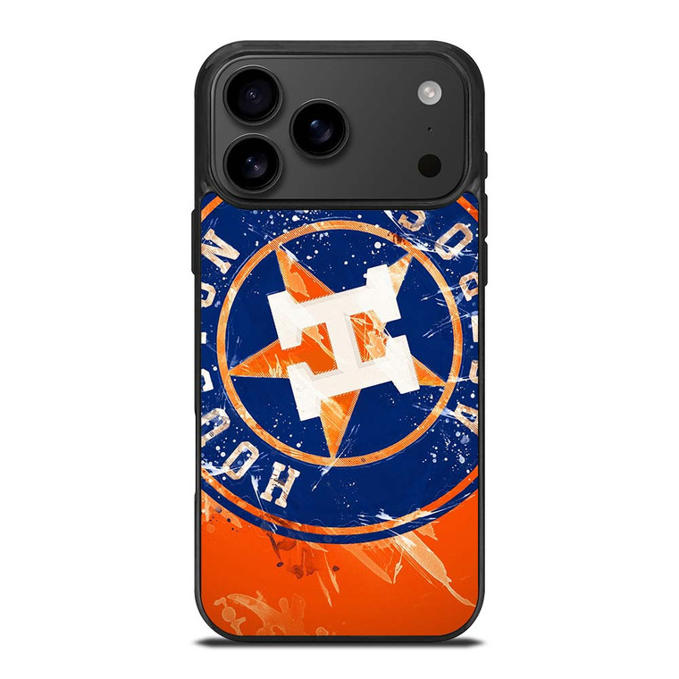 HOUSTON ASTROS BASEBALL BRUSHED SYMBOL iPhone 17 Pro Max Case Cover