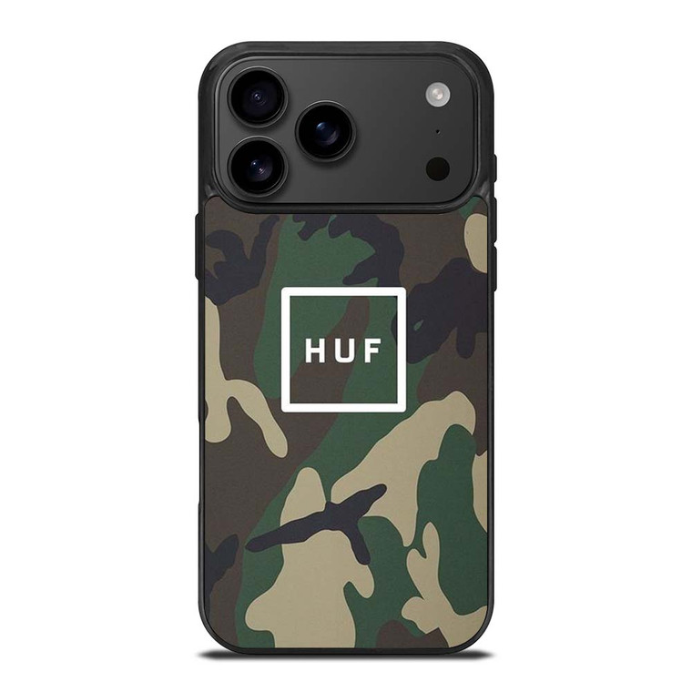 HUF ARMY CAMO LOGO iPhone 17 Pro Max Case Cover