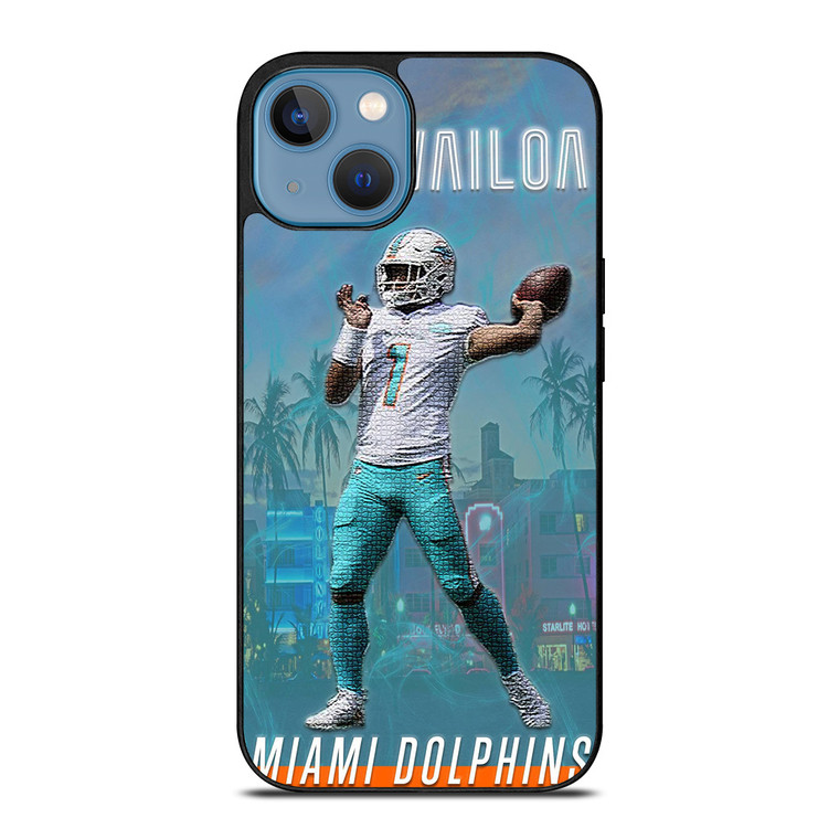 TUA TAGOVAILOA MIAMI DOLPHINS iPhone 13 Case Cover TUA TAGOVAILOA MIAMI DOLPHINS iPhone 13 Case Cover