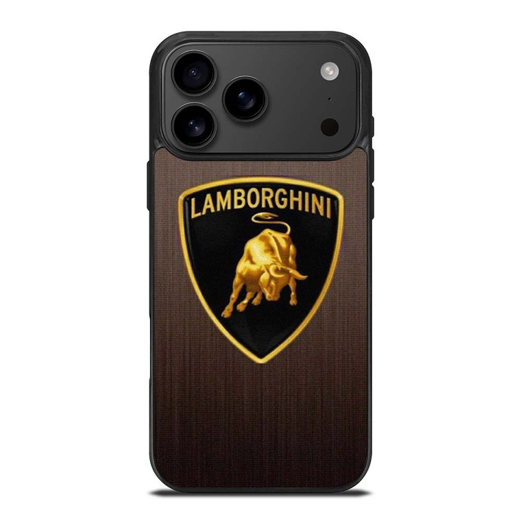 LAMBORGHINI WOODEN LOGO iPhone 17 Pro Max Case Cover