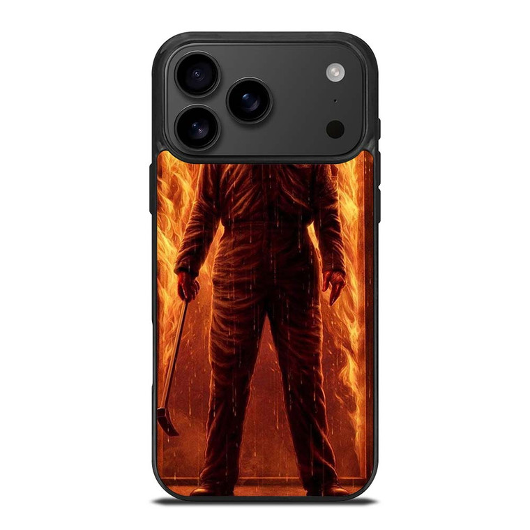 MICHAEL MYERS HALLOWEEN IN FIRE iPhone 17 Pro Max Case Cover MICHAEL MYERS HALLOWEEN IN FIRE iPhone 17 Pro Max Case Cover