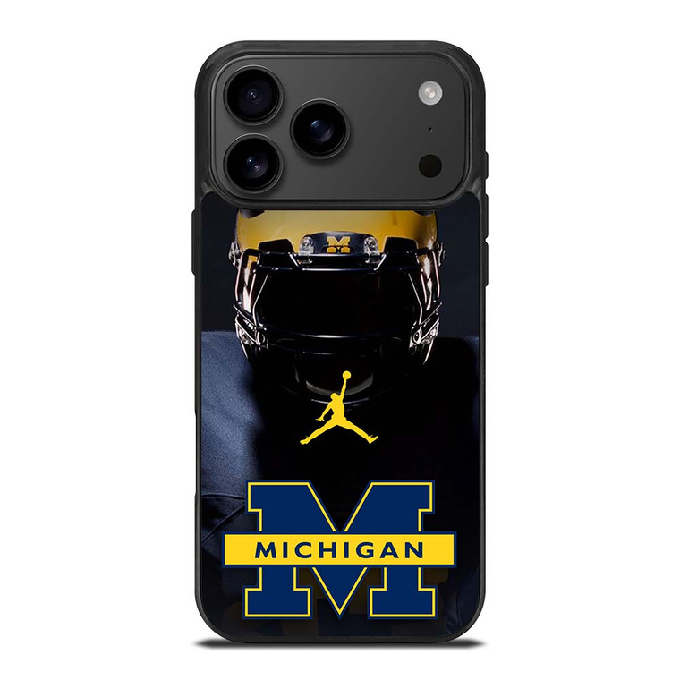 MICHIGAN WOLVERINES FOOTBALL AIR JORDAN iPhone 17 Pro Max Case Cover MICHIGAN WOLVERINES FOOTBALL AIR JORDAN iPhone 17 Pro Max Case Cover