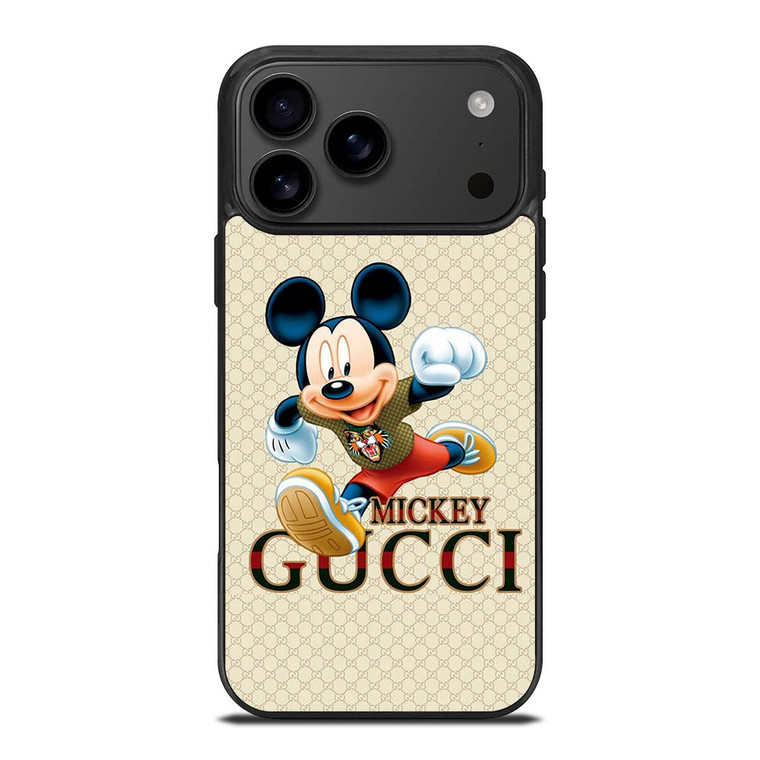 MICKEY MOUSE DISNEY X GUCCI LOGO PATTERN iPhone 17 Pro Max Case Cover MICKEY MOUSE DISNEY X GUCCI LOGO PATTERN iPhone 17 Pro Max Case Cover