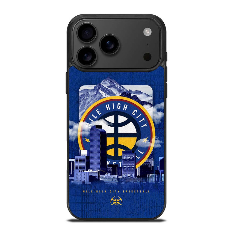 MILE HIGH CITY BASKETBALL LOGO iPhone 17 Pro Max Case Cover MILE HIGH CITY BASKETBALL LOGO iPhone 17 Pro Max Case Cover