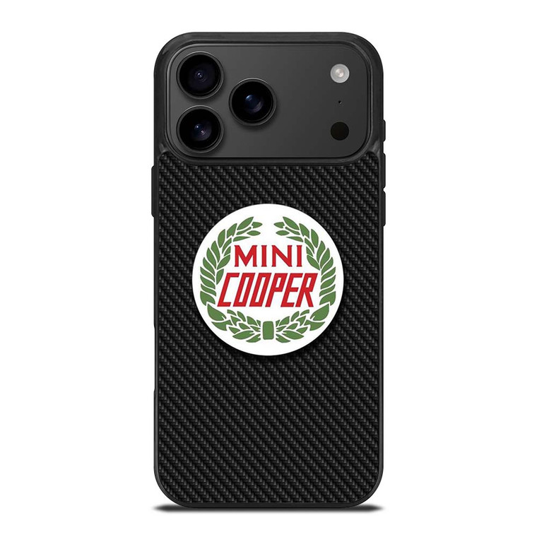 MINI COOPER CLASSIC CARBON EMBLEM iPhone 17 Pro Max Case Cover MINI COOPER CLASSIC CARBON EMBLEM iPhone 17 Pro Max Case Cover