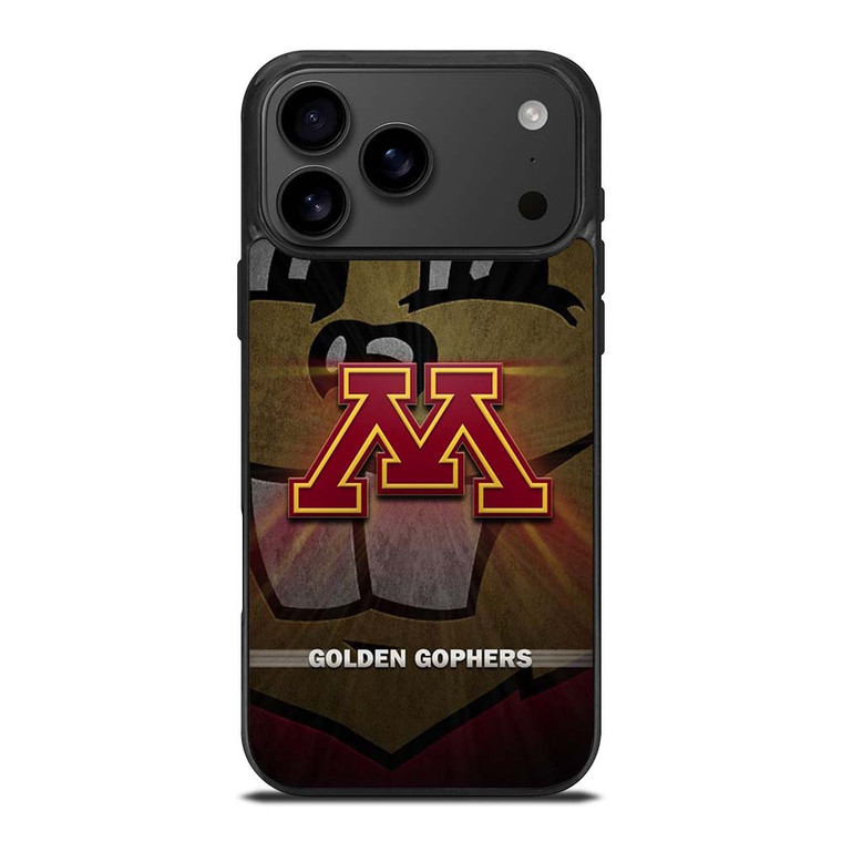 MINNESOTA GOLDEN GOPHERS METAL LOGO iPhone 17 Pro Max Case Cover MINNESOTA GOLDEN GOPHERS METAL LOGO iPhone 17 Pro Max Case Cover