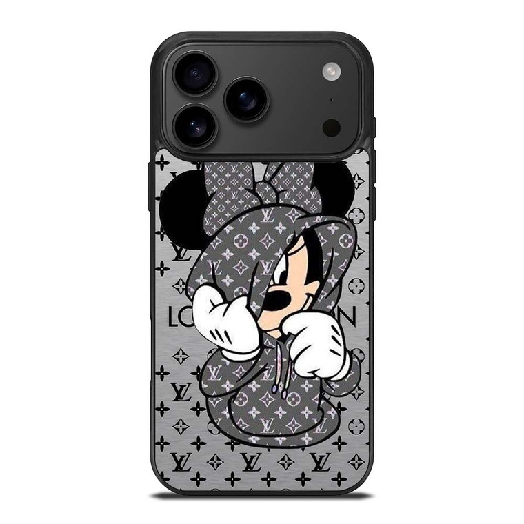 MINNIE MOUSE DISNEY FEAT LOUIS VUITTON LV GRAY iPhone 17 Pro Max Case Cover MINNIE MOUSE DISNEY FEAT LOUIS VUITTON LV GRAY iPhone 17 Pro Max Case Cover