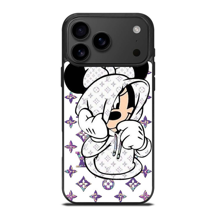 MINNIE MOUSE DISNEY FEAT LOUIS VUITTON LV WHITE iPhone 17 Pro Max Case Cover MINNIE MOUSE DISNEY FEAT LOUIS VUITTON LV WHITE iPhone 17 Pro Max Case Cover