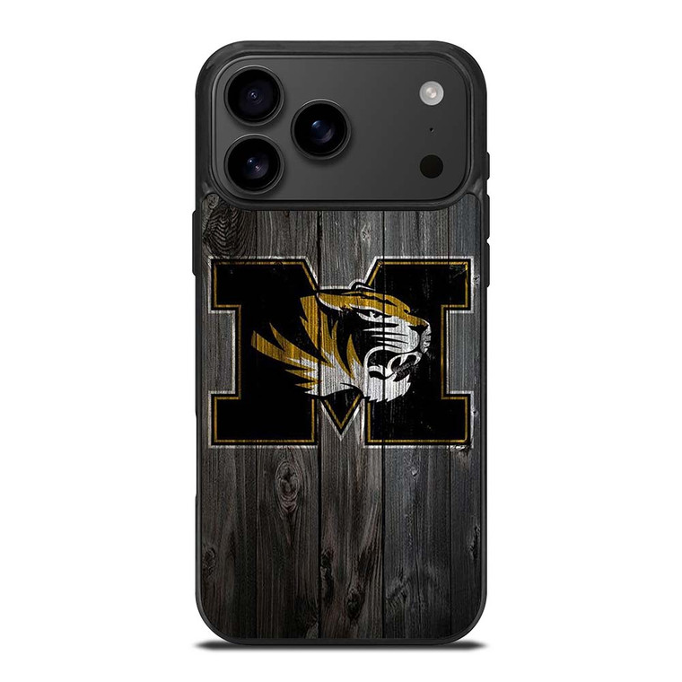 MISSOURI TIGERS FOOTBALL WOOD LOGO iPhone 17 Pro Max Case Cover MISSOURI TIGERS FOOTBALL WOOD LOGO iPhone 17 Pro Max Case Cover