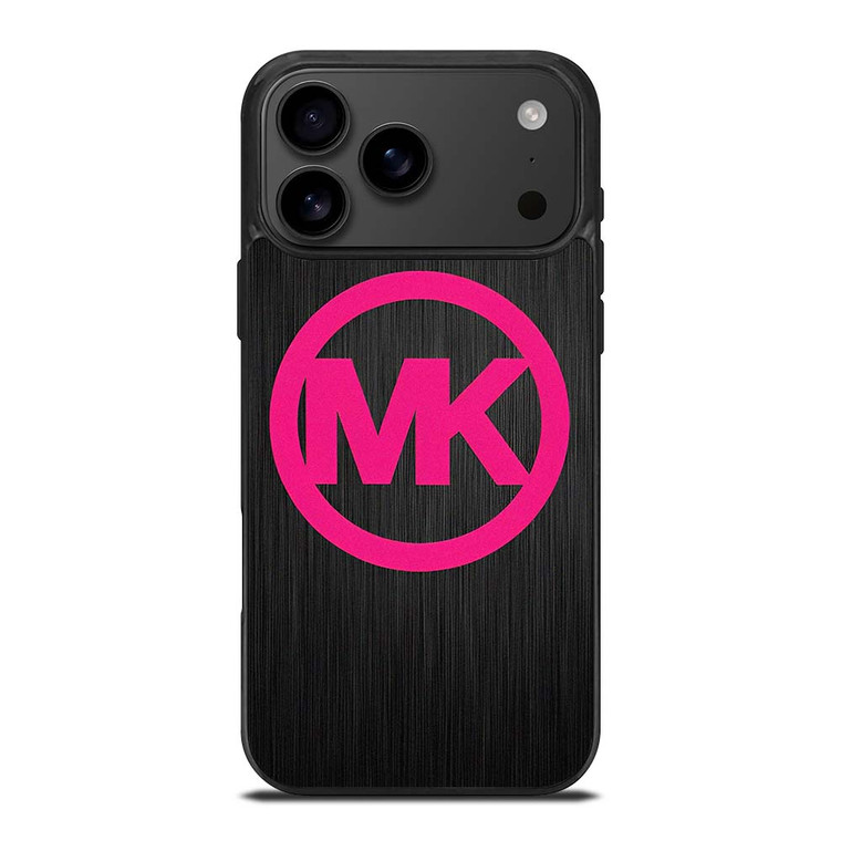 MK MICHAEL KORS PINK WOOD LOGO iPhone 17 Pro Max Case Cover MK MICHAEL KORS PINK WOOD LOGO iPhone 17 Pro Max Case Cover