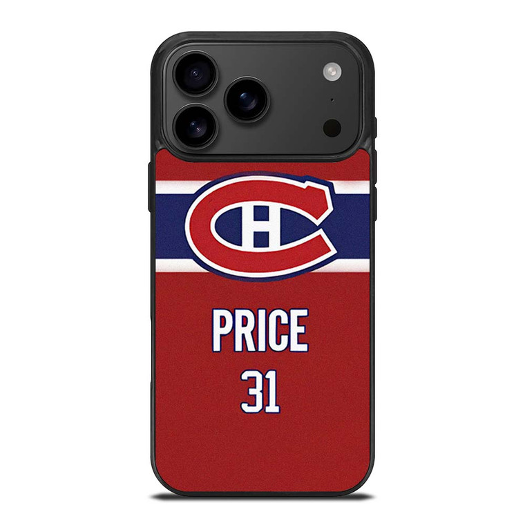 MONETREAL CANADIENS CAREY PRICE NHL KIT iPhone 17 Pro Max Case Cover MONETREAL CANADIENS CAREY PRICE NHL KIT iPhone 17 Pro Max Case Cover