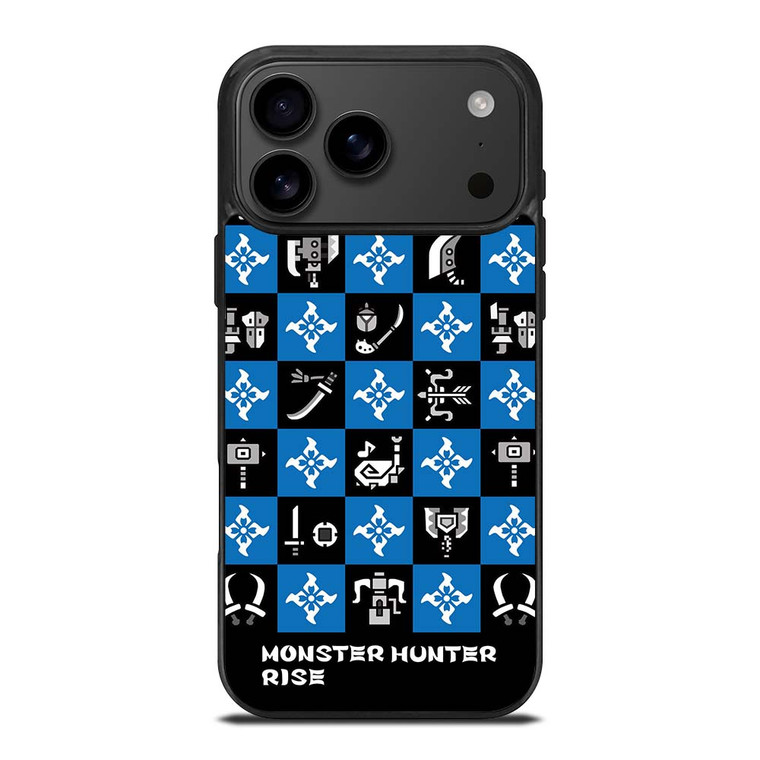 MONSTER HUNTER RISE GAMES SYMBOL PATTERN iPhone 17 Pro Max Case Cover MONSTER HUNTER RISE GAMES SYMBOL PATTERN iPhone 17 Pro Max Case Cover