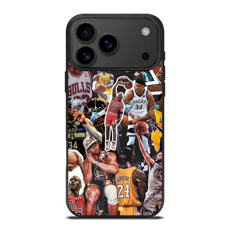 NBA BASKETBALL LEGENDS COLLAGE iPhone 17 Pro Max Case Cover NBA BASKETBALL LEGENDS COLLAGE iPhone 17 Pro Max Case Cover