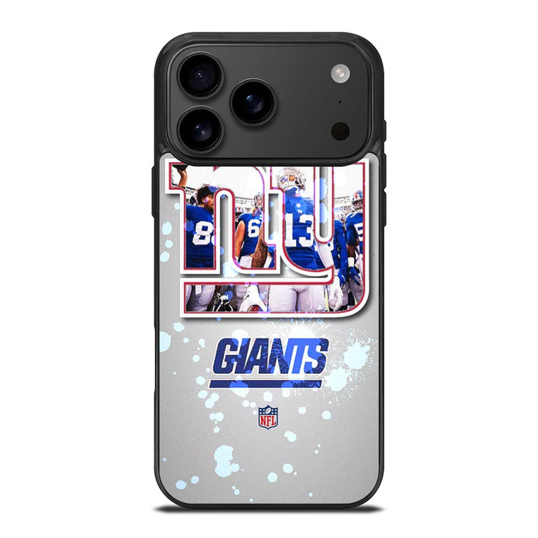 NEW YORK GIANTS NFL SPLASHED iPhone 17 Pro Max Case Cover