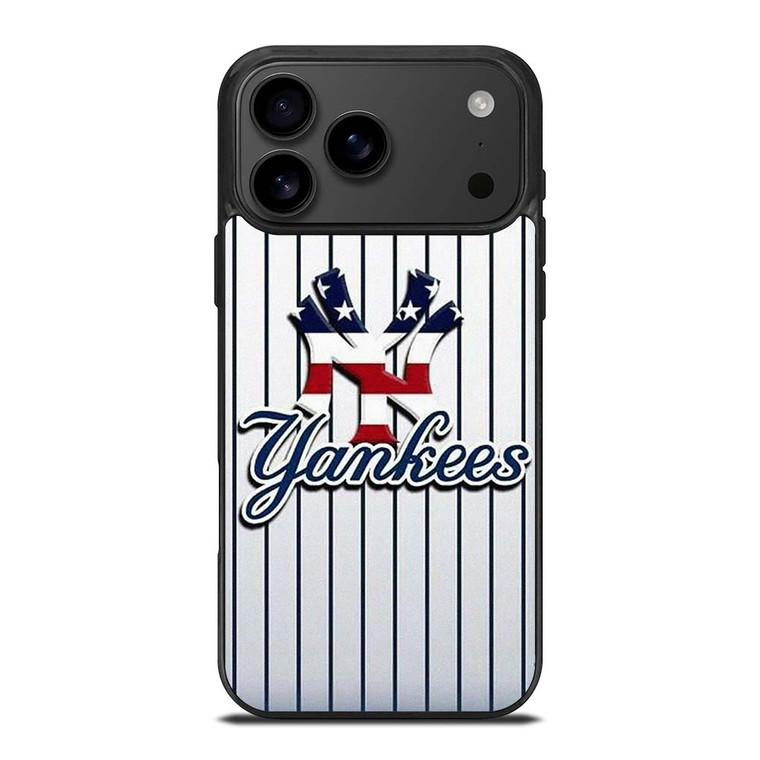 NEW YORK YANKEES USA FLAG STRIPE LOGO iPhone 17 Pro Max Case Cover NEW YORK YANKEES USA FLAG STRIPE LOGO iPhone 17 Pro Max Case Cover