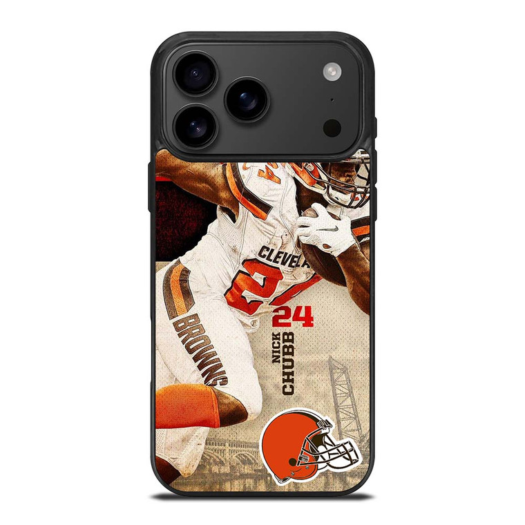 NICK CHUBB CLEVELAND BROWNS NFL iPhone 17 Pro Max Case Cover NICK CHUBB CLEVELAND BROWNS NFL iPhone 17 Pro Max Case Cover