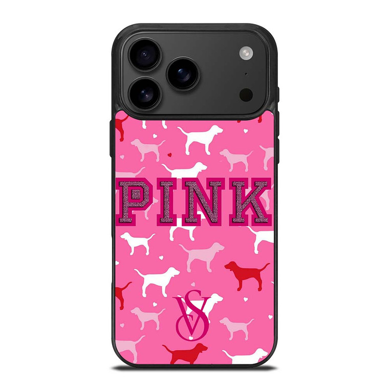 PINK DOG VICTORIA'S SECRET iPhone 17 Pro Max Case Cover