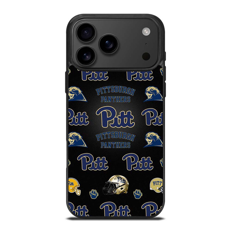 PITTSBURGH PANTHER LOGO PATTERN iPhone 17 Pro Max Case Cover
