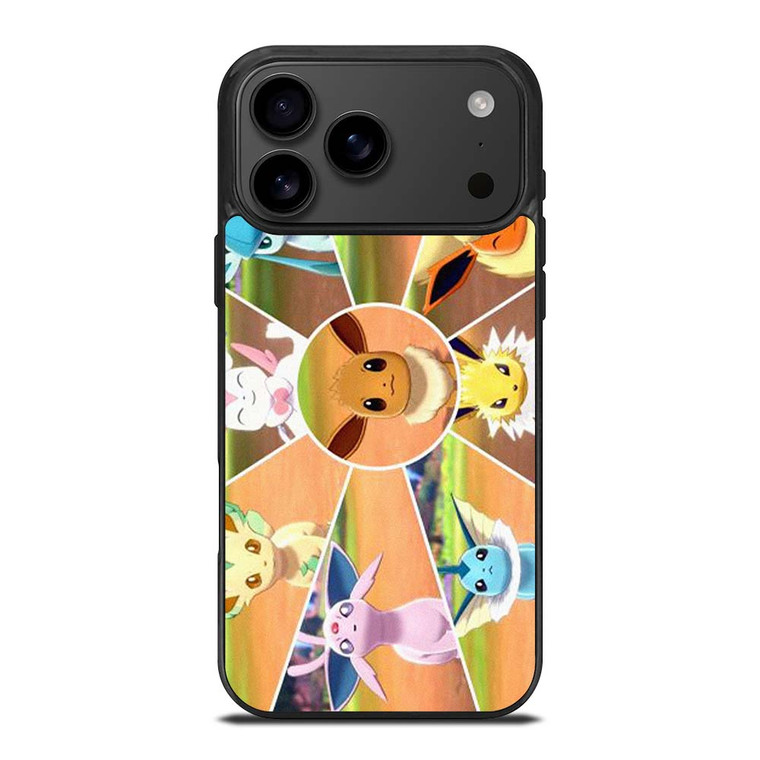 POKEMON EEVEE EVOLUTION COLLAGE iPhone 17 Pro Max Case Cover