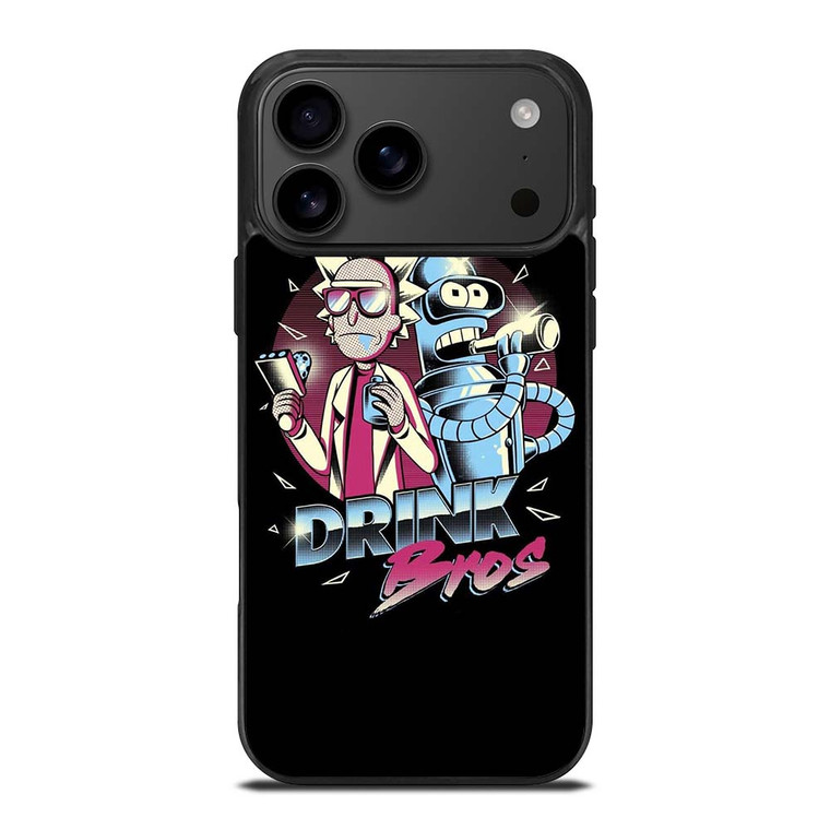 RICK AND MORTY FUTURAMA cartoon iPhone 17 Pro Max Case Cover