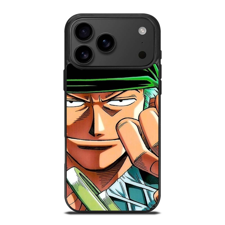 RORONOA ZORO ONE PIECE CARTOON iPhone 17 Pro Max Case Cover
