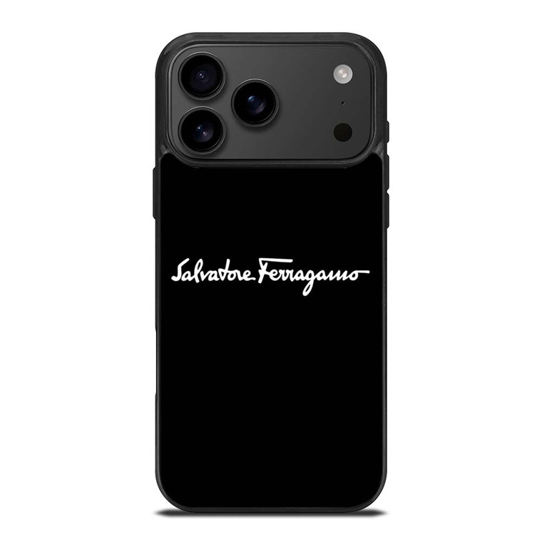 SALVATORE FERRAGAMO LOGO iPhone 17 Pro Max Case Cover