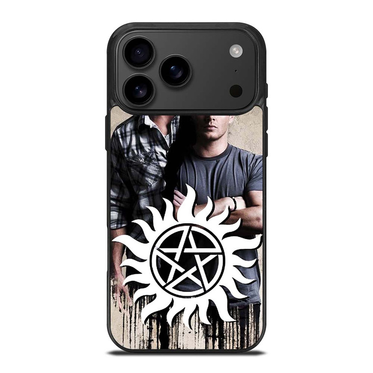 SAM AND DEAN WINCHESTER SUPERNATURAL LOGO iPhone 17 Pro Max Case Cover