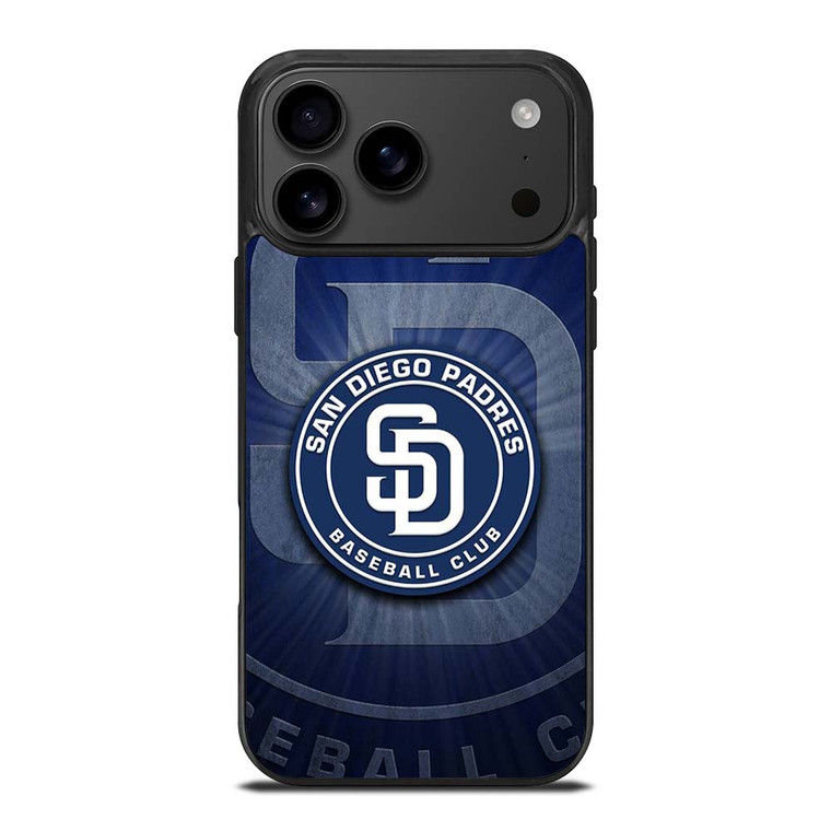 SAN DIEGO PADRES BASEBALL METAL LOGO iPhone 17 Pro Max Case Cover