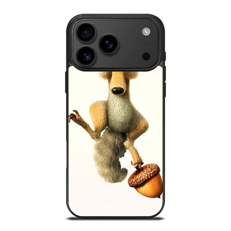 SCRAT ICE AGE CARTOON HANGING iPhone 17 Pro Max Case Cover