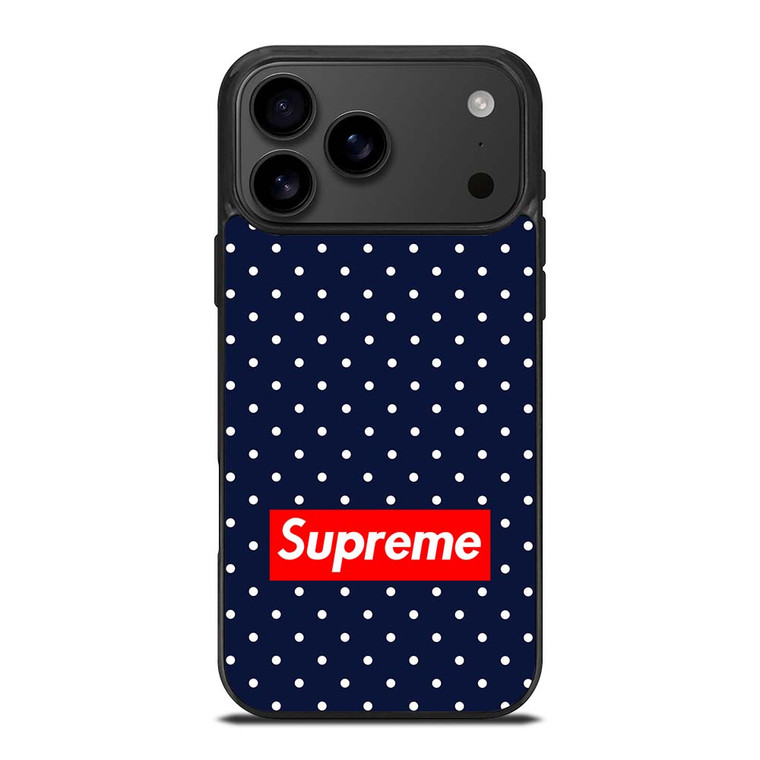 SUPREME FLORAL POLKADOTS iPhone 17 Pro Max Case Cover