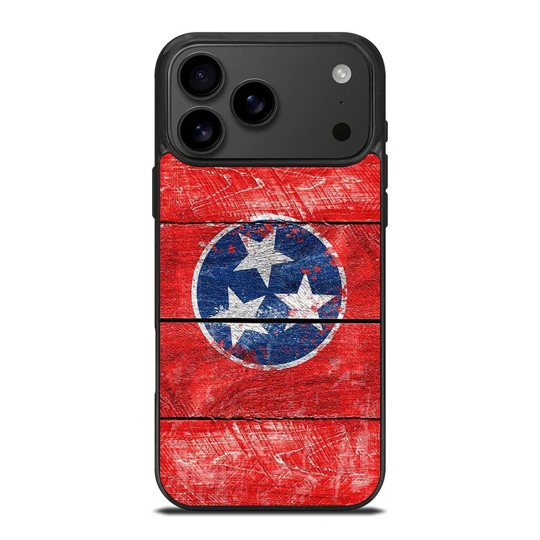 TENNESSEE FLAG WOOD LOGO iPhone 17 Pro Max Case Cover