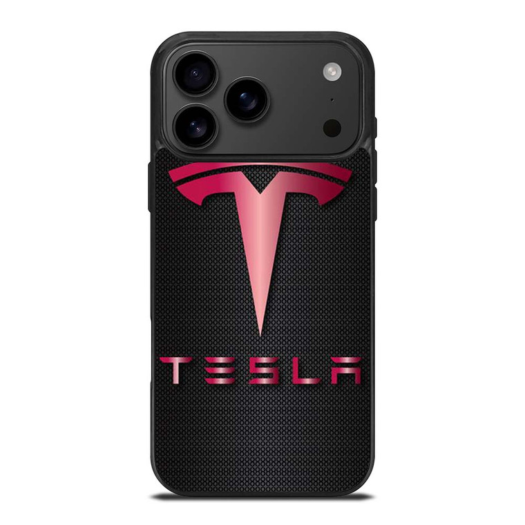 TESLA RED CARBON iPhone 17 Pro Max Case Cover