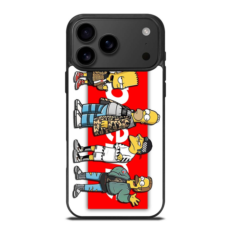 THE SIMPSONS SUPREME HYPEBEAST iPhone 17 Pro Max Case Cover