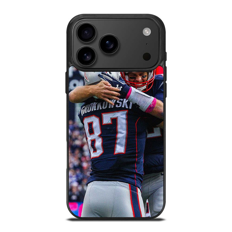 TOM BRADY X ROB GRONKOWSKI NEW ENGLAND PATRIOT iPhone 17 Pro Max Case Cover