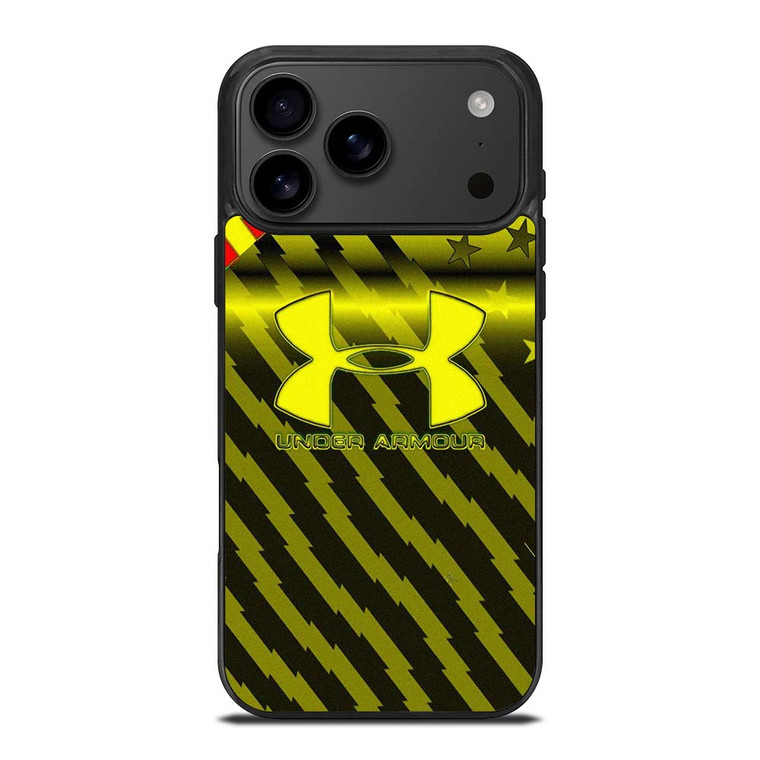UNDER ARMOUR AMERICAN FLAG YELLOW iPhone 17 Pro Max Case Cover