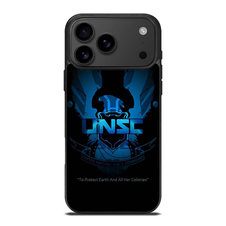 UNSC UNITED NATIONS SPACE COMMAND LOGO 2 iPhone 17 Pro Max Case Cover