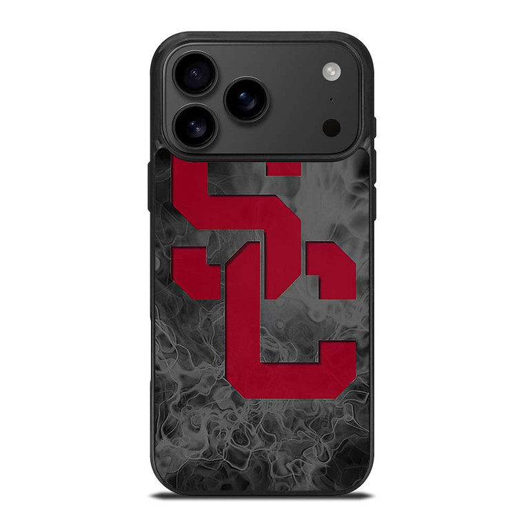 USC TROJANS FOOTBALL SMOKED LOGO iPhone 17 Pro Max Case Cover