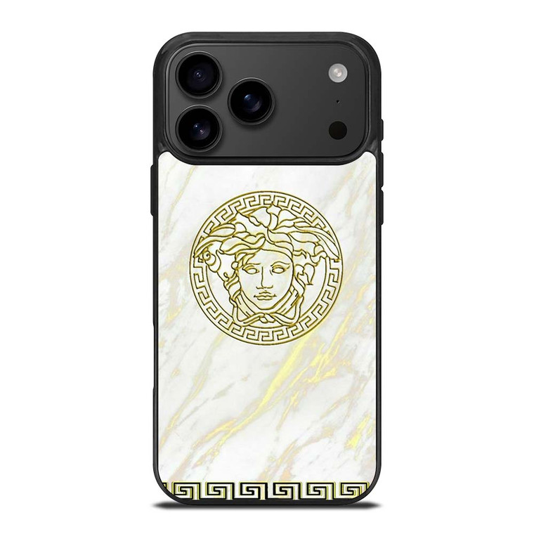 VERSACE GOLD MARBLE iPhone 17 Pro Max Case Cover