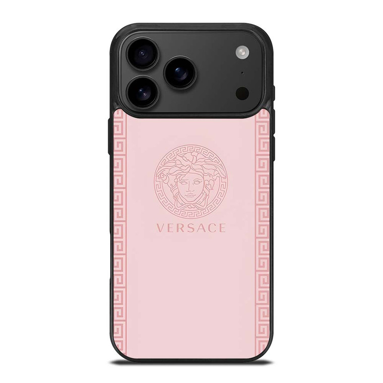 VERSACE LOGO EMBLEM PINK iPhone 17 Pro Max Case Cover