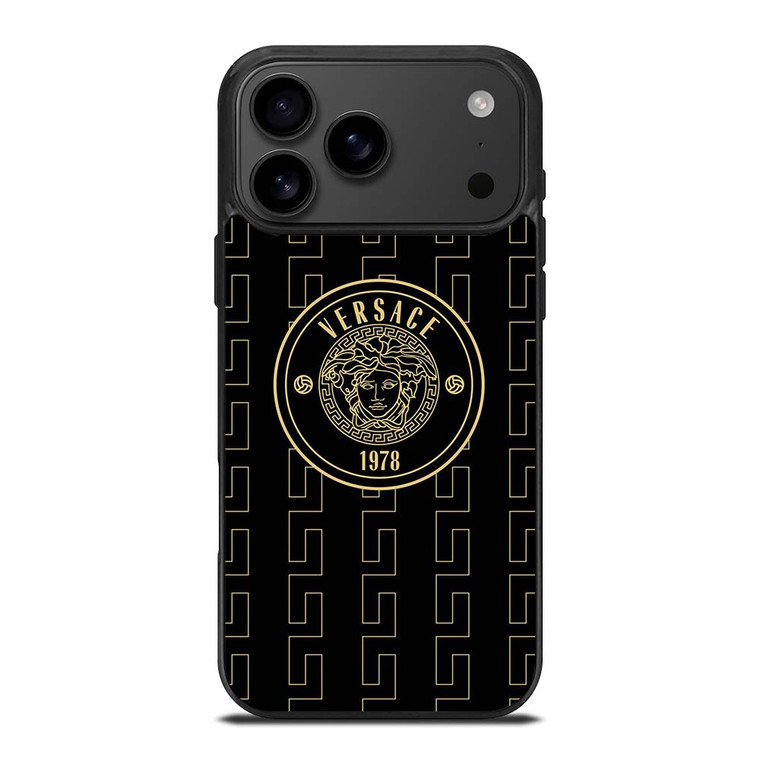 VERSACE MEDUSA BLACK iPhone 17 Pro Max Case Cover