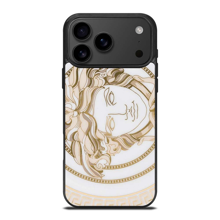 VERSACE MEDUSA GOLDEN EMBLEM iPhone 17 Pro Max Case Cover