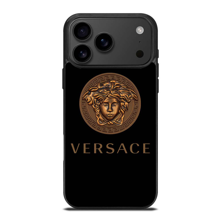 VERSACE MEDUSA HEAD BRONZE EMBLEM iPhone 17 Pro Max Case Cover