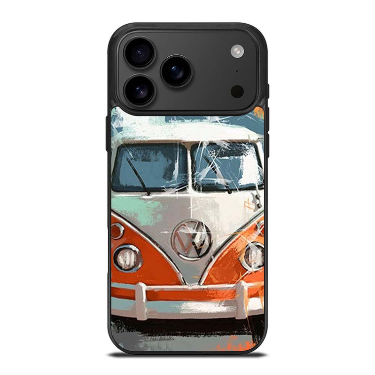 VW VOLKSWAGEN COMBI PAINTED iPhone 17 Pro Max Case Cover